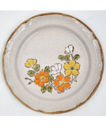 Salad Plate Spring Garden by Hearthside Stoneware Hand Painted Made in J... - £14.25 GBP
