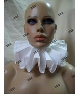 White Neck Ruff Collar Elizabethan Renaissance Queen King Tudor Victoria... - €13,46 EUR