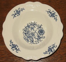 Vintage Homer Laughlin Imperial Blue Dresden 6&quot; Soup or Salad Bowl Replacement - £14.77 GBP