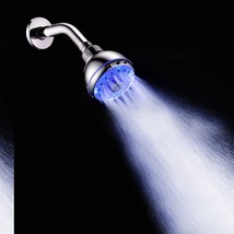 LED Shower Head with 3 Color Changing Rainfall - $51.47
