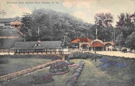 Rock Springs Park Entrance Chester West Virginia 1909 postcard - £5.93 GBP