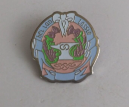 Moila Shriners Hei Lan Lassie Beautiful Lapel Hat Pin - $8.25