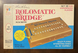 MB ROLOMATIC BRIDGE MACHINE #4941, Set II for Experienced Players 1969 E... - £7.22 GBP