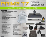 Titan Prime Central Vacuum Kit Direct Connect 35ft hose Deluxe Power Noz... - $449.00