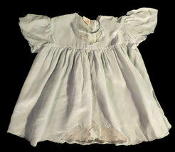 Vintage 1950s? Chaperon Rouge ENRG Size 1 (12m) Blue Silk Baby Dress Doll - $19.79