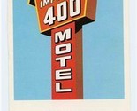 Imperial 400 Motel Directory &amp; Minneapolis Minnesota Brochure 1960&#39;s - $17.82