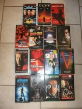 LOT of 15 Rare Horror Sci-Fi VHS Tapes Space Truckers, Deep Red, Shaft, Abyss - £48.44 GBP