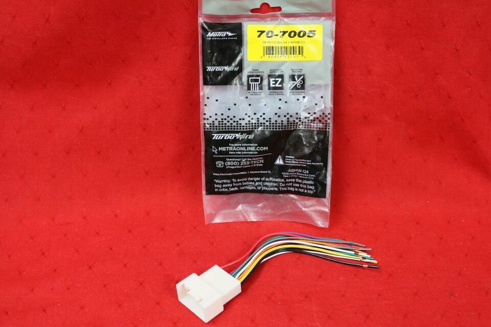 Metra 70-7005 Wiring Harness for Select 2007-2011 Mitsubishi Lancer/Outl... - $9.13