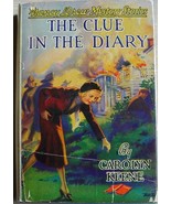 Nancy Drew mystery #7 THE CLUE IN THE DIARY hcdj 1940A-20 FARAH&#39;S Caroly... - £79.92 GBP