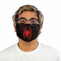 Marvel Miles Morales Spider-Man Adjustable Face Cover Black - £11.14 GBP