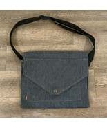 Levi’s Denim Messenger Bag Red Tab 15” Hippie Shoulder Strap Excellent - £30.97 GBP