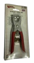 HANDY  Eyelet Plier Punch Tool DIY Hole Maker Leather Craft Kit With Eye... - £9.24 GBP