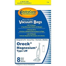 8-pack Replacement Oreck Magnesium Type Lw Micro Filtration Vacuum Bags - £14.79 GBP