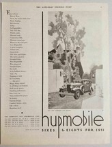 1930 Print Ad The 1931 Hupmobile Century Six Sedan Cars  - £13.80 GBP