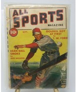 All Sports Magazine Volume 1, No. 3 September 1940 Vintage HTF - $12.75