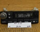 02-04 Infiniti I35 AC Temperature Climate 275005Y861 Control 624-14 Bx 76 - $24.49