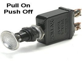 Pacific Customs Heavy Duty Sand Sealed 75 Amp Pull On Push Off Switch With #8 Sc - £33.53 GBP