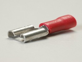 Pacific Customs Red Female Slide On Terminals 1/4 Inch For 18-22 Gauge Wires - P - £11.95 GBP
