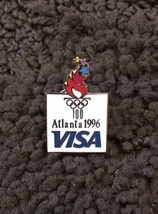 Vtg 1996 Atlanta Olympics Visa Lapel Pin - Fast Ship! - £15.56 GBP