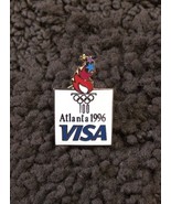 Vtg 1996 Atlanta Olympics Visa Lapel Pin - Fast Ship! - £15.78 GBP