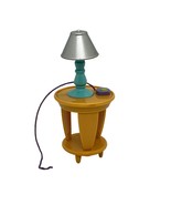 Fisher Price Loving Family Dollhouse Living Room End Table with Lamp - £3.60 GBP