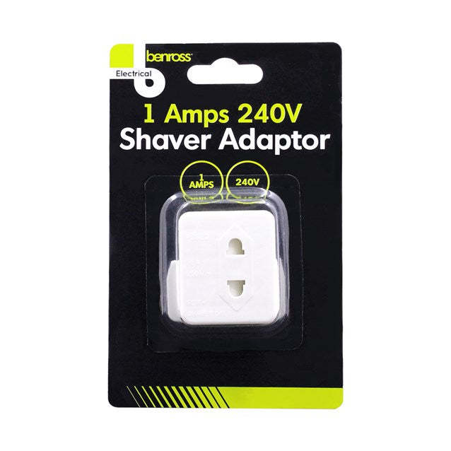 Shaver Adaptor 1 Amp 240 Volts - 5025301455507