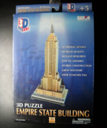 Daron Empire State Building 55 Piece 3D Puzzle CubicFun Boxed with Seale... - $8.99