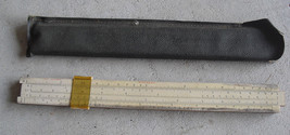Vintage German Dietgen 1767 P National Wood Slide Ruler in Holder - $347.76 MXN