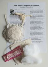 New Stamped Cross Stitch Candlewick Christmas Tree Ornament Kit Embroidery - $93.61 MXN