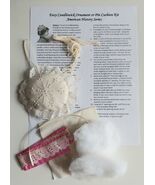 New Stamped Cross Stitch Candlewick Christmas Tree Ornament Kit Embroidery - $5.19