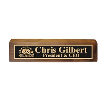 Desk Wedge Name Plate - PERSONALIZED - Happy Halloween - 11 Inches (Genu... - $43.11