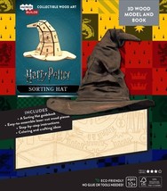 Harry Potter Sorting Hat 3D Laser Cut Wood Model and Deluxe Book NEW SEALED - £12.96 GBP