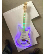 Crystal Body with LED Light, 22F LP Acrylic Electric Guitar - $1,351.55 CAD