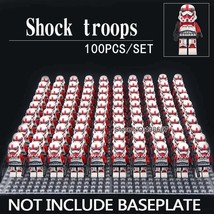 100pcs/set Imperial shock troopers Star Wars the Clone Wars Minifigures Toy - £109.63 GBP