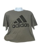 Adidas Mens Activewear Tops Gray/black Training Running Tee Size XL - $19.59