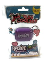 World&#39;s Coolest Fingerlings with Surprise Figure Playset &amp; Keychain Purple New - £7.85 GBP
