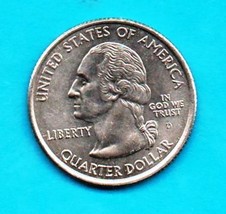 2000 D New Hamphsire State Washington Quarter - Uncirculated Near Brillant - $1.25