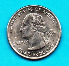 1999 D New Jersey State Washington Quarter - Uncirculated Near Brillant - £0.99 GBP