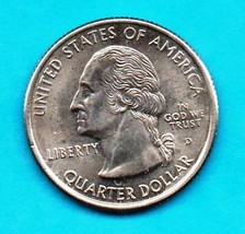 1999 D New Jersey State Washington Quarter - Uncirculated Near Brillant - £0.98 GBP