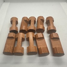 Set Of 8 Wooden Lincoln Logs Replacement Parts - $14.60