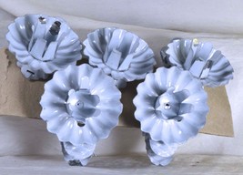 #2263 Vintage Tin Clip-On Candle Holders 5 pieces - $25.00