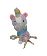 Skip Hop Bandana Buddies Unicorn Activity Teething Toy Multi-Sensory Rattle - $10.71 CAD