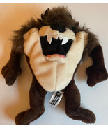 Taz Tasmanian Devil Plush Toy Warner Bros  1998 8 inch - $9.90