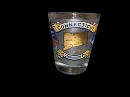 vintage connecticut The Constitution State souvenir shot glass - £5.50 GBP