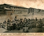 1917 Cartolina Scuola Di Istruzioni IN Un Camp Street Caserma Camp Sherm... - $18.20