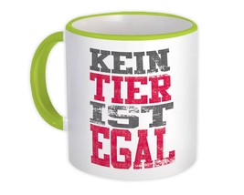Kein Tier ist Egal : Gift Mug Vegan Power Vegetarian German Veganuary Eco Friend - £12.57 GBP