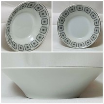 Vintage &amp; Rare Norleans &quot;APOLLO&quot; Fine China Geometric Design Fruit Bowl 5 1/2&quot;D - £7.83 GBP