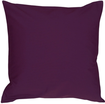 Caravan Cotton Purple 20x20 Throw Pillow, Complete with Pillow Insert - £25.53 GBP