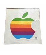 Vintage Apple Computer Rainbow Logo 1980s Sticker - $7.00