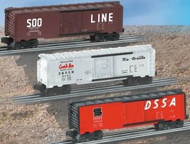 NEW LIONEL 39242  -  6464 ARCHIVE SERIES 3 PACK BOXCAR SET- MINT- B2R - $1,757.03 MXN
